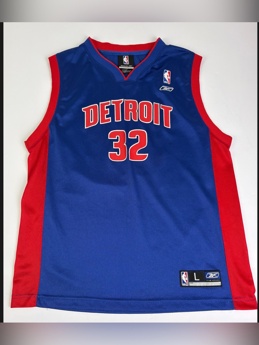 Reebok Detroit Pistons Richard Rip Hamilton
#32 Jersey Youth L 14-16 NBA Blue